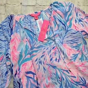 NEW! Lilly Pulitzer Flounce Sleeve Top!